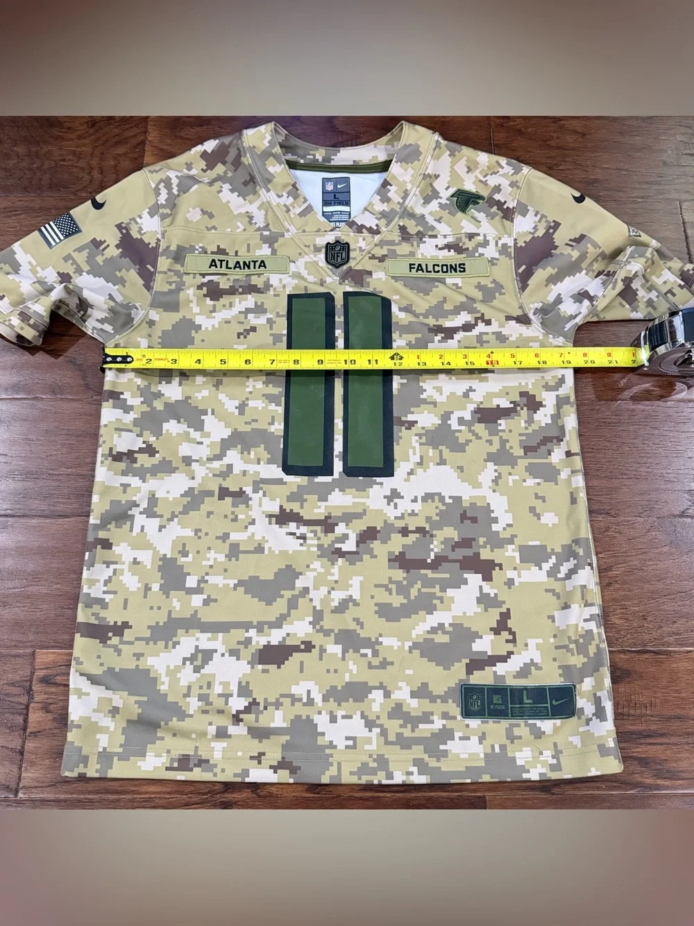 Nike NFL Jersey Salute To Service Atlanta Falcons Julio Jones Youth Large Camo